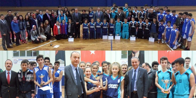 Rize'de Gençler Basketbol İl Birinciliği sona erdi