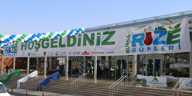 Rize kapılarını Kardeş Şehir Bursa'da açıyor