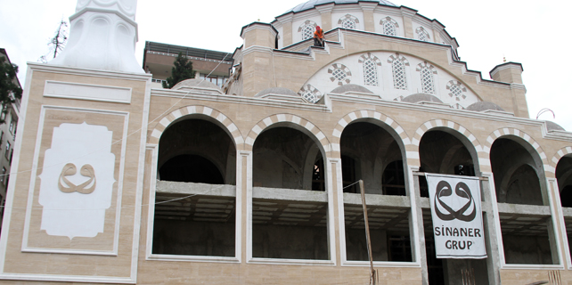 Çaykur Ziraat Camii çalışmaları hızla devam ediyor