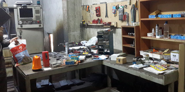 Rize'de silah imalathanesi eve jandarma baskını