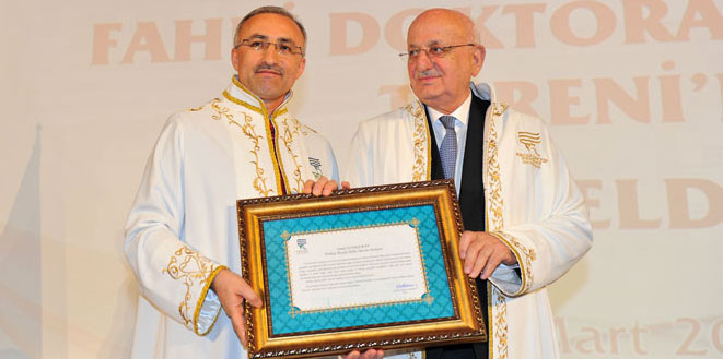 TBMM Başkanı Kahraman'a Rize'de Fahri Doktora verildi