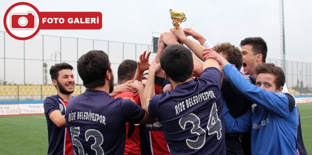 U19 Şampiyonu Rize Belediyespor oldu