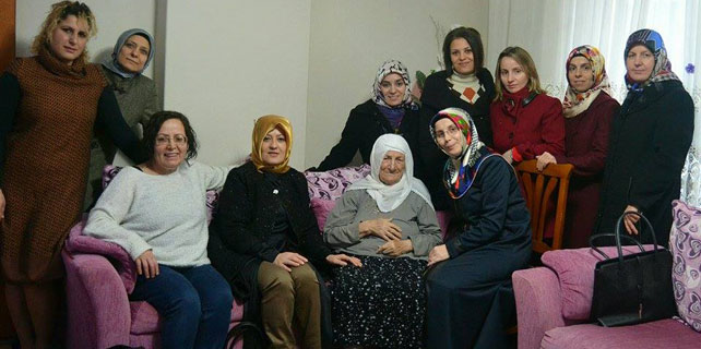 Ak Kadınlar Şehit ve Gazi ailelerini ziyaret etti