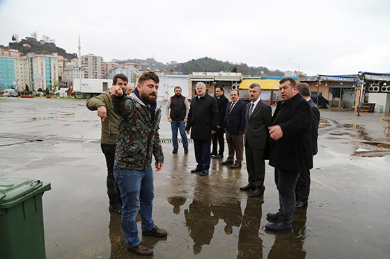 Balıkçlar Bektaş ve Kasap'a Sorunlarını Aktardı