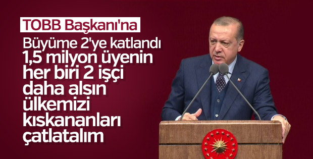 Cumhurbaşkanı Erdoğan İstihdam Şurası'nda