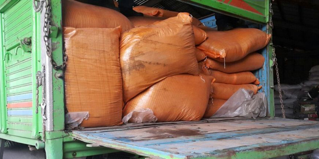 Rize'de 13 ton kaçak kuru çay yakalandı