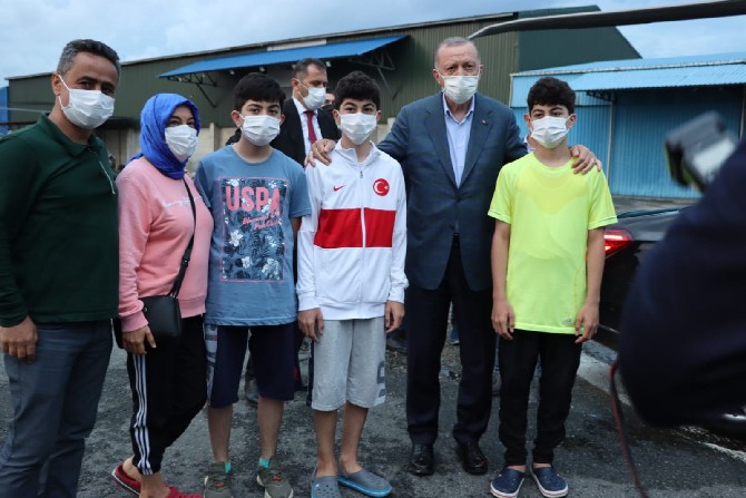 Hava Muhalefetine Takılan Cumhurbaşkanı Erdoğan Programını Yarıda Kesmek Zorunda Kalarak Rize’den Ayrıldı