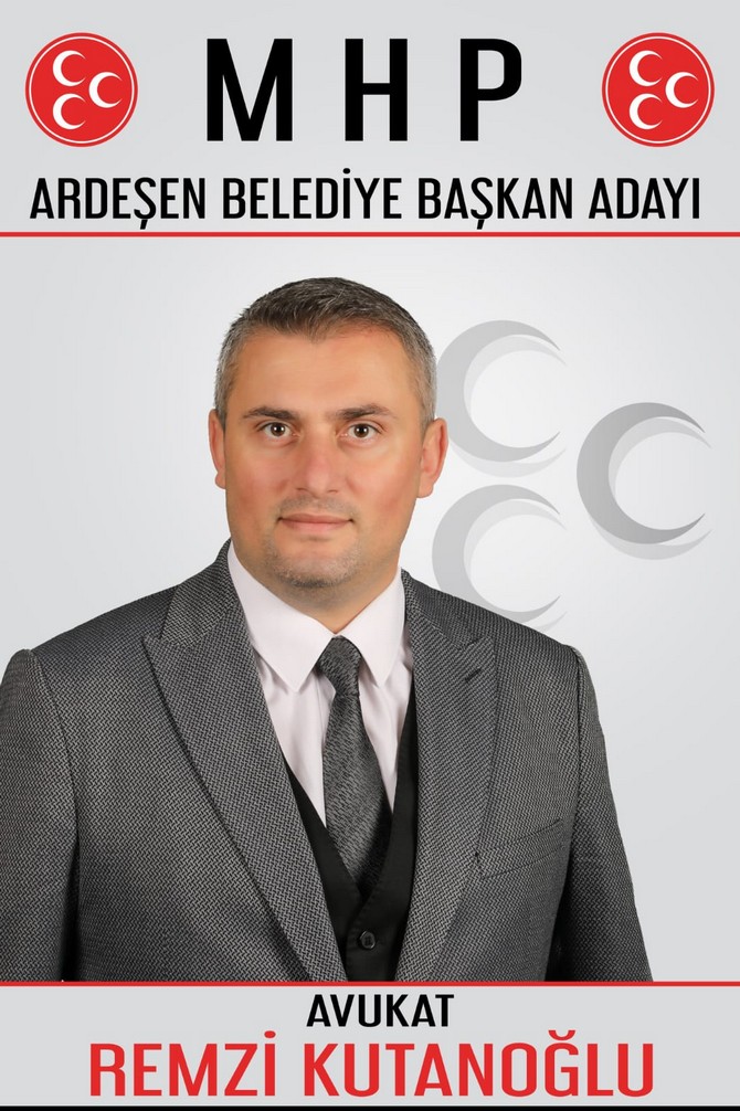 Mhp Ardeşen'de Avukat Remzi Kutanoğlu'nu Aday Gösterdi 