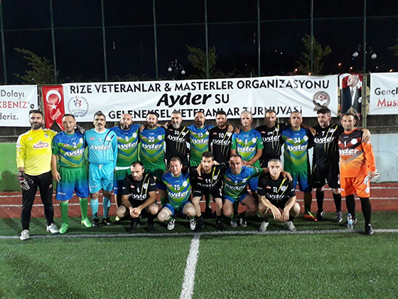 Rize veteranlar & masterler Ayder su 9. geleneksel veteranlar futbol turnuvası