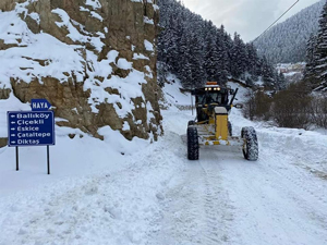 Rize'de 29, Doğu Karadeniz’de 76 Köy Yolu Kardan Ulaşıma Kapandı