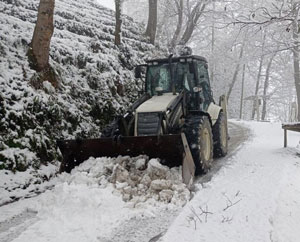 Rize’de Kar Yağışından Ötürü 26 Köy Yolu Ulaşıma Kapandı