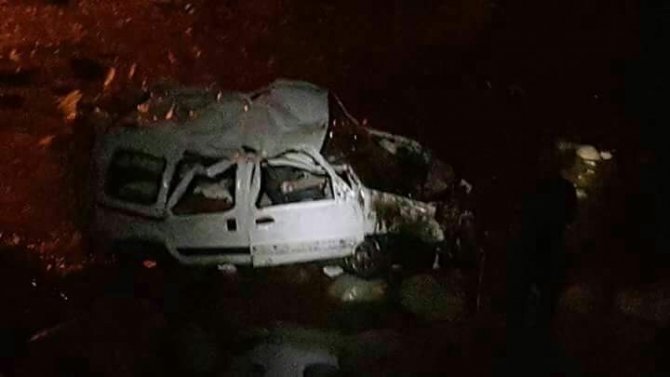 Rize'de Trafik Kazası 2 Ölü, 3 Yaralı