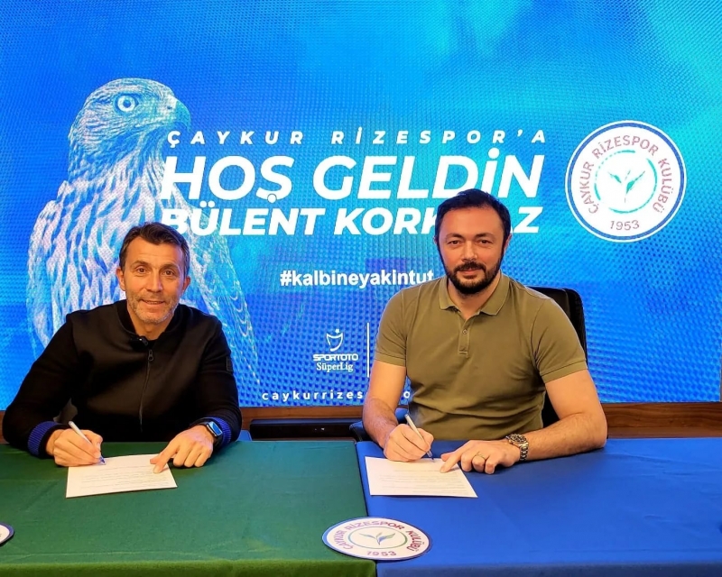Teknik Direktör Bülent Korkmaz ile 1,5 yıllık sözleşme imzalandı.