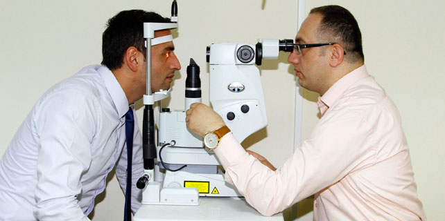 Rize'de Göz Tansiyonu hastalarına çözüm