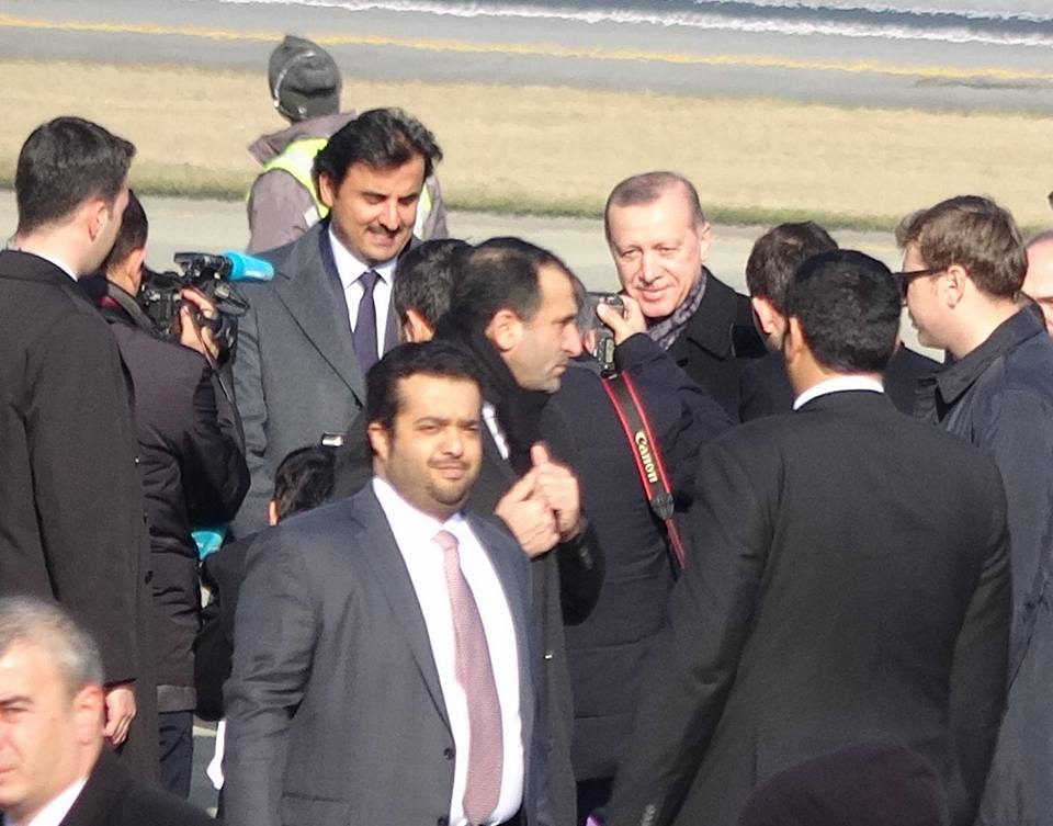 Cumhurbaşkanı Erdoğan ve Katar Emiri Rize'yi Havadan Gezdi