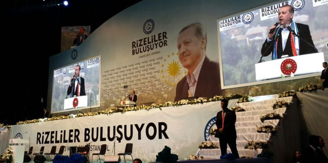 Cumhurbaşkanı Erdoğan Rizeliler'le buluştu