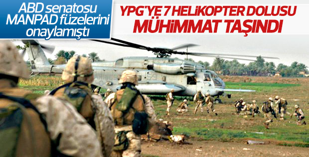 ABD’den YPG’ye 7 helikopter silah yardımı