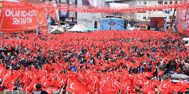 Cumhurbaşkanı Erdoğan'a memleketinde coşku seli