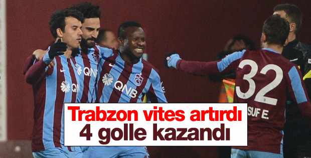 Trabzonspor evinde Adanaspor'u farklı yendi