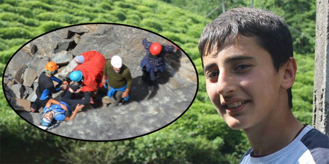 16 yaşındaki Rizeli dağcı 33 saatte kurtarıldı