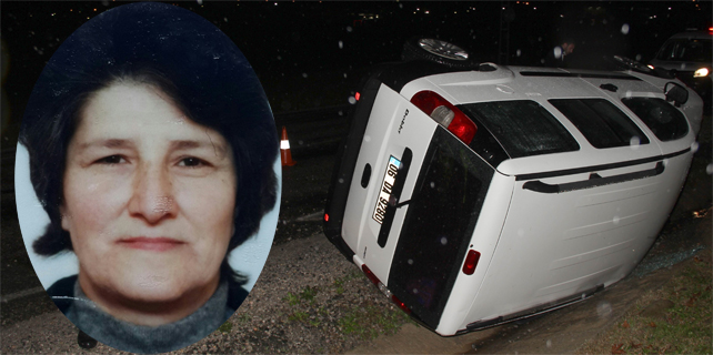 Yaşlı kadın trafik kazası kurbanı oldu