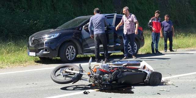 Ardeşen'de motosiklet kazası: 1 ölü