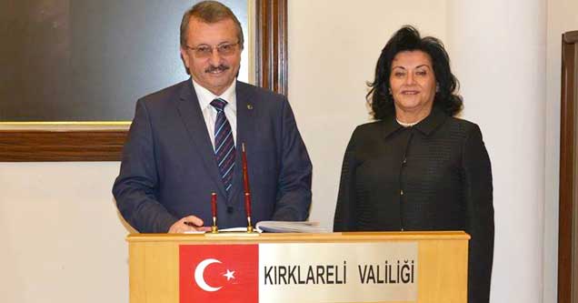 Sütlüoğlu, Rize Gelini Vali Civelek'i ziyaret etti