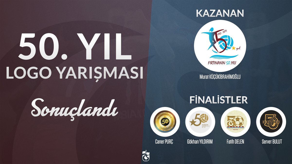 Trabzonspor'un 50'inci yıl logosu belli oldu