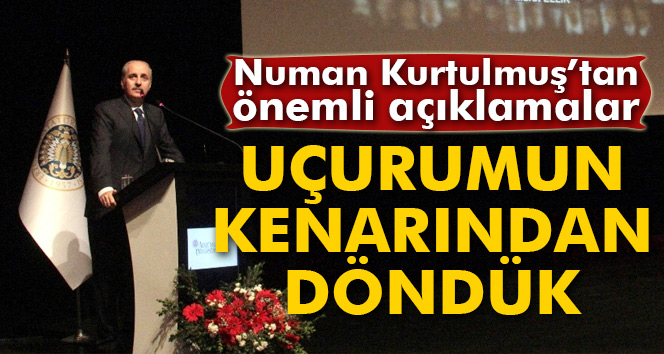 Başbakan Yardımcısı Kurtulmuş, Atatürk Üniversitesi akademik yıl açılışına katıldı