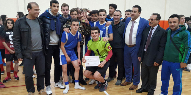 Liseler arası Futsal Şampiyonları belli oldu
