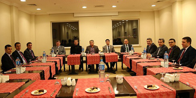 Rize'de idareciler 10 Ocak yemeğinde buluştu