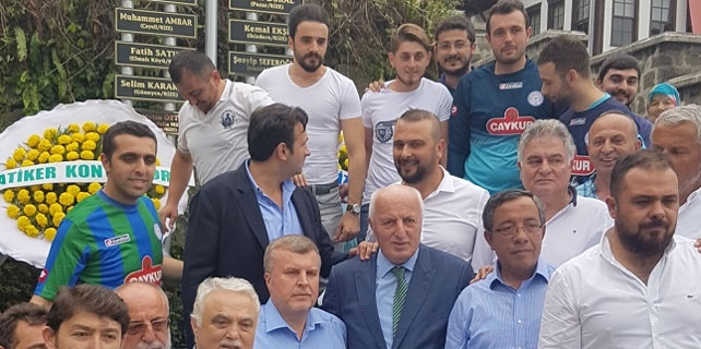 Çaykur Rizespor ve Konyaspor 15 Temmuz şehitlerini unutmadı