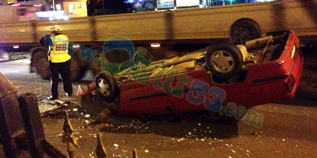 Rize'de feci trafik kazası