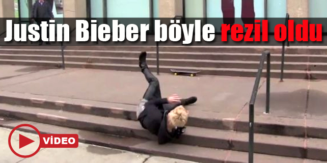 Justin Bieber rezil oldu / Video