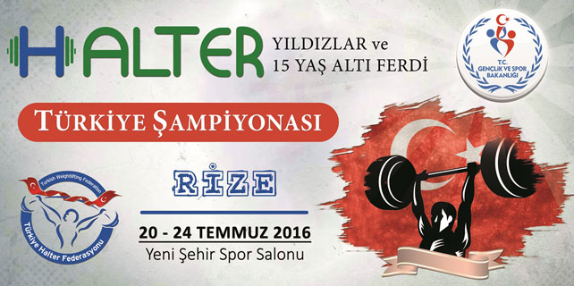 Türkiye Halter Şampiyonası Rize’de başlıyor