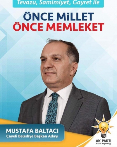 Ak Parti Çayeli Belediye Başkan Adayı Mustafa Baltacı Projelerini Paylaştı 