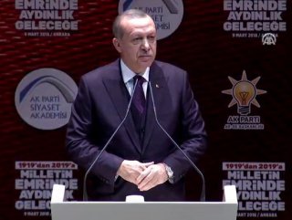 Cumhurbaşkanı Erdoğan Siyaset Akademisi toplantısında