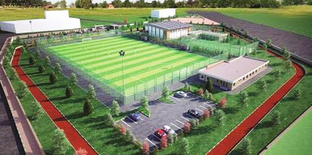 Kendirli'ye futbol sahası ve spor kompleksi yapılıyor