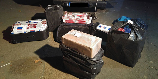 Rize'de 9 bin 410 paket kaçak sigara yakalandı