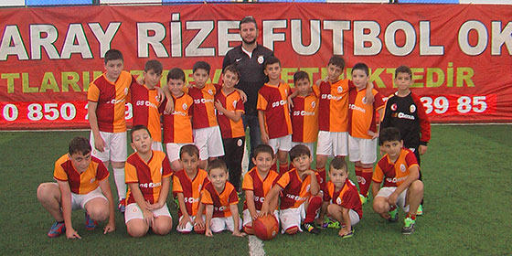 Galatasaray Rize Futbol Okulu iddialı