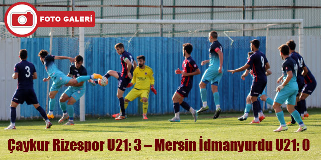 Çaykur Rizespor U21'de 3-0 serisine devam