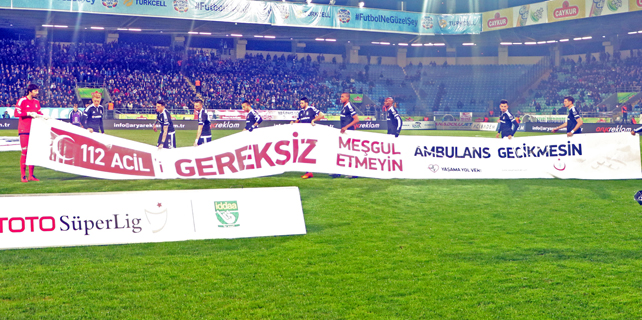 Beşiktaş, Rize'de “Yaşama Yol Ver” dedi