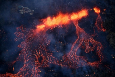 Hawaii’deki Kilauea Yanardağı 31 evi yuttu