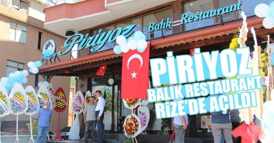 'Piriyoz Balık Restaurant' Rize'de açıldı