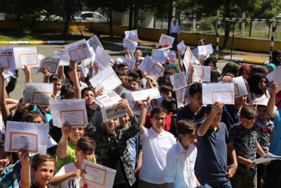 Rize'de 59 Bin 791 Öğrenci Karnelerini Aldı