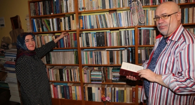 Rize'de Öğretim Üyesi Evini Kütüphaneye Dönüştürdü