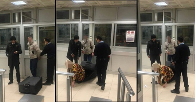 Valiz içinde Türkiye'ye girmeye çalışan kadın yakalandı