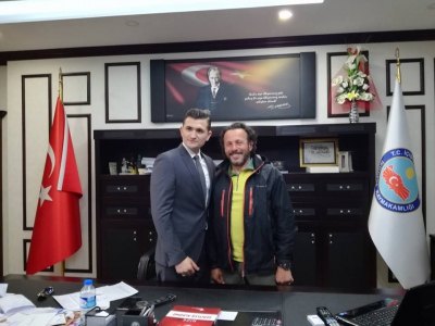 VDDK Kulüp Başkanı Kalcıoğlu’ndan Kaymakam kazar'a Ziyaret